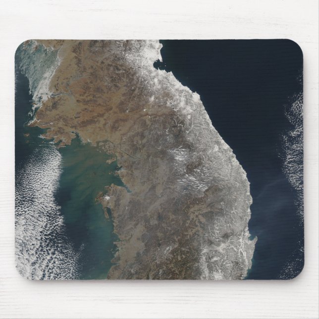 Mousepad Vista de satélite da queda de neve (Frente)