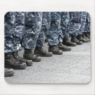 Mousepad Vista de seção baixa dos marinheiros