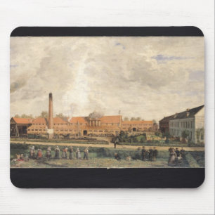 Mousepad Vista de uma fábrica do açúcar