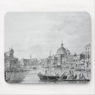 Mousepad Vista do canal grande, Veneza, c.1800