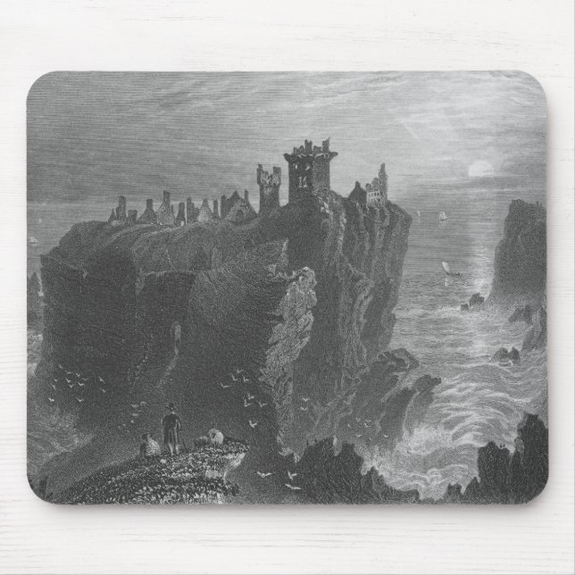 Mousepad Vista do castelo de Dunottar, perto de Stonehaven (Frente)