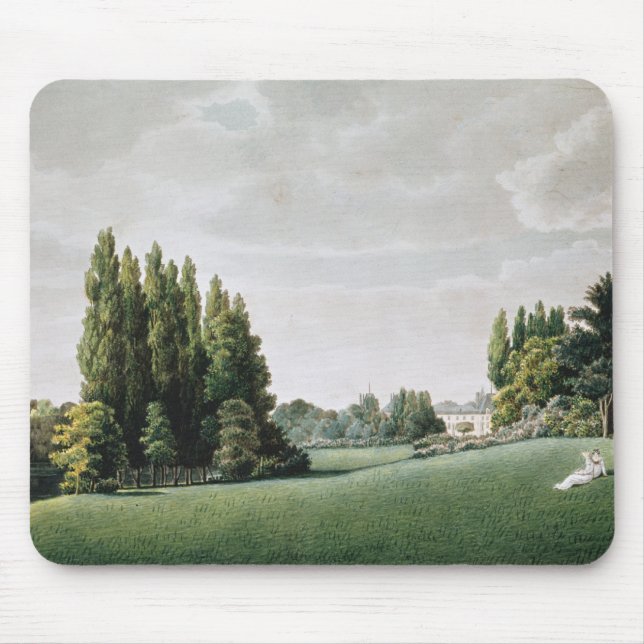 Mousepad Vista do castelo perto da ponte de pedra (Frente)