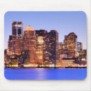Mousepad Vista do distrito financeiro de Boston do centro