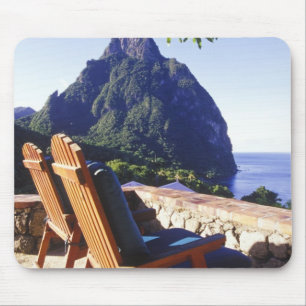 Mousepad Vista do Gros Piton da Villa Stonefield Estate