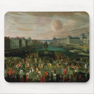 Mousepad Vista do Pont Neuf e o castelo du Louvre
