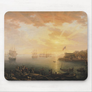 Mousepad Vista do porto de Bresta, 1796