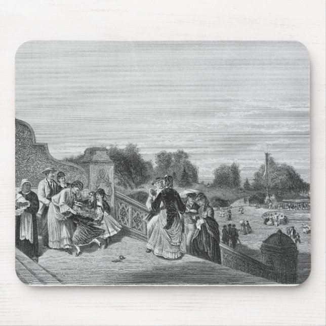 Mousepad Vista do terraço, Central Park, 1872 (Frente)