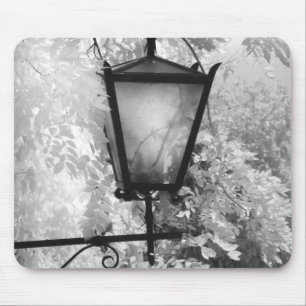Mousepad Vista em preto e branco de luminária