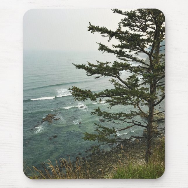Mousepad Vista em Simpson Reef Overlook, Costa do Oregon (Frente)