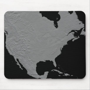 Mousepad Vista estereoscopicamente de America do Norte 2