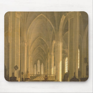 Mousepad Vista interior da igreja de St John em Hamburgo