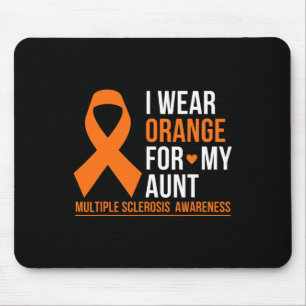 Mousepad Vista Laranja Para Minha Tia Esclerose Múltipla Sr