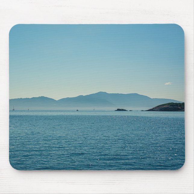 Mousepad Vista Marinha Elegante (Frente)