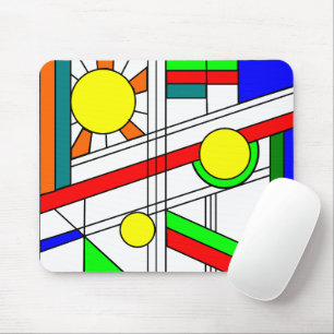 Mousepad Vista Moderna de Vidro Estreito