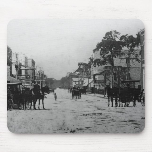 Mousepad Vista ocidental na rua de Flagler (Frente)