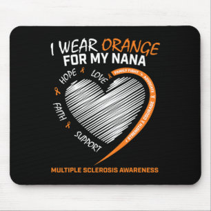 Mousepad Vista Orange Nana Multiple Sclerose Products Ms Aw
