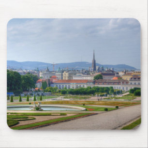 Mousepad Vista Panorâmica Sobre Viena Áustria De Belveder