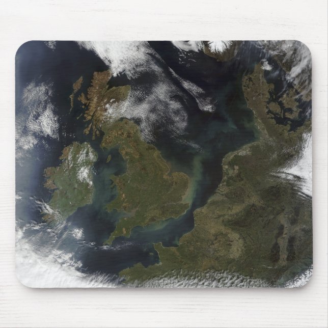 Mousepad Vista por satélite da Europa Norte (Frente)