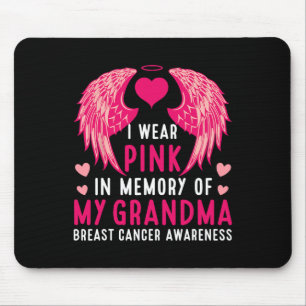 Mousepad Vista Rosa Em Memória Da Minha Avó Cancer De Mama