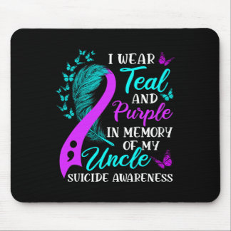 Mousepad Vista Roxo Teal Em Memória Do Meu Tio Suicídio Awa
