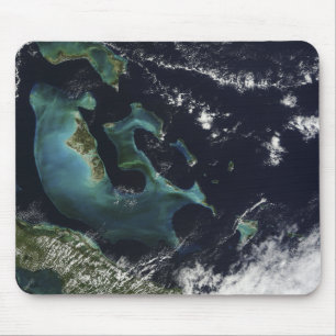 Mousepad Vista satélite das ilhas de Bahama