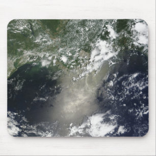 Mousepad Vista satélite das raias e das fitas do óleo