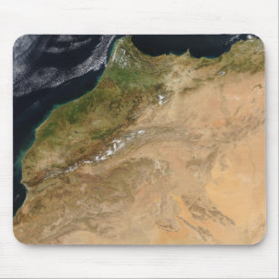 Mousepad Vista satélite de Marrocos