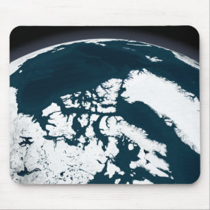 Mousepad Vista sobre Greenland e o oceano ártico