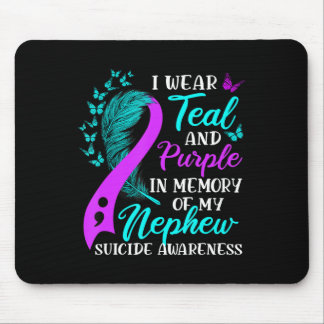 Mousepad Vista Teal Purple em memória do meu Sobrinho Suicí