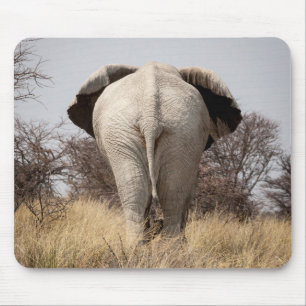Mousepad Vista traseira de elefante