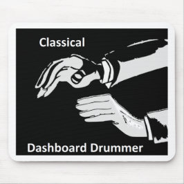 Mousepad Visto de baterista do Painel Clássico