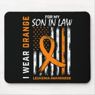 Mousepad Visto Laranja Filho Em Direito Sensibilização Amer