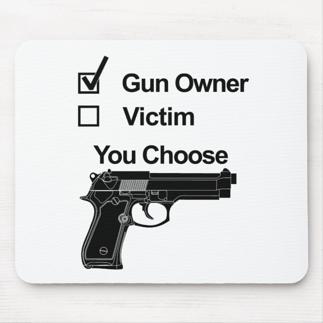 Mousepad vítima do proprietário da arma que escolheu (Frente)
