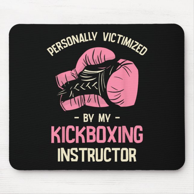 Mousepad Vitimado Pessoalmente Pelo Meu Instrutor de Kickbo (Frente)