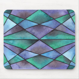 Mousepad Vitral do verde azul