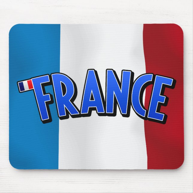 Mousepad Viva a França! (Frente)