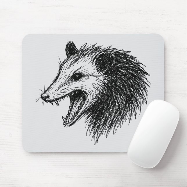 Mousepad Viva Falso A Sua Morte Comendo Lixo Engraçado Ogam (Com mouse)