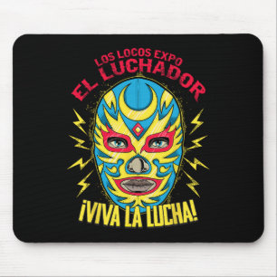 Mousepad Viva La Lucha México Black Women Cinco De Mayo Mex