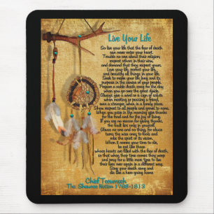 Mousepad Viva sua vida, Chefe Tecumseh "Ato de Valor"