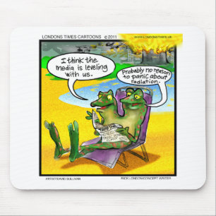 Mousepad Vizinhos Nucleares (Twin Frogs) Presentes e Cartõe