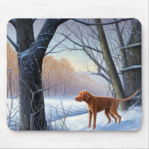 Mousepad Vizla Deixe Nevar Natal