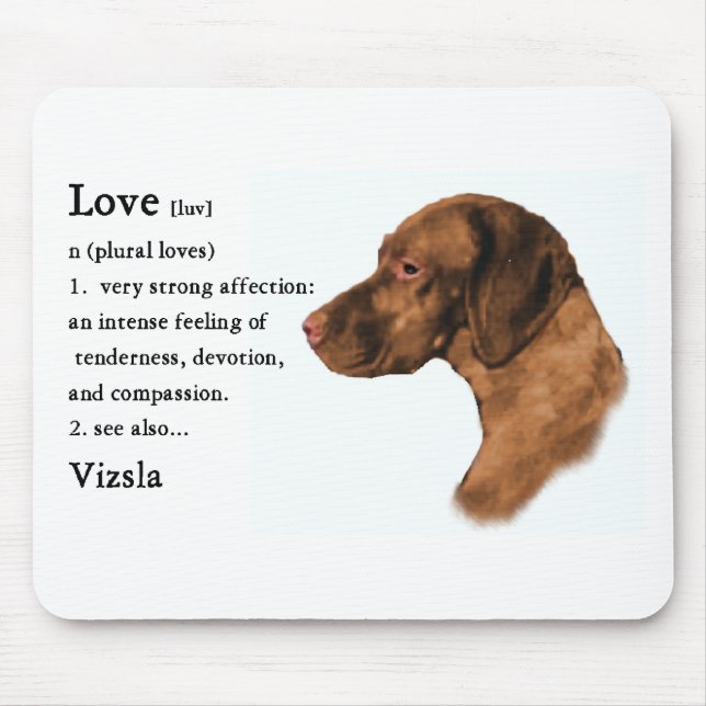 Mousepad Vizsla Art Gifts (Frente)