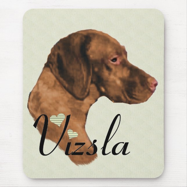Mousepad Vizsla Art Gifts (Frente)