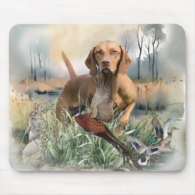 Mousepad Vizsla, Arte (Frente)