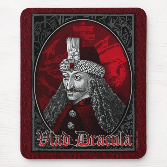 Mousepad Vlad Dracula gótico (Frente)