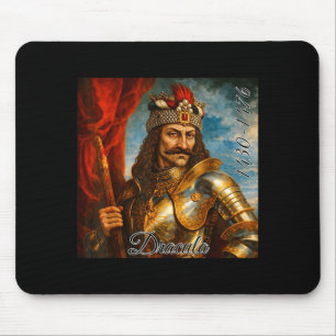 Mousepad Vlad O Empalador Retrato Medieval Arte Dracula