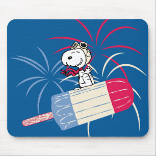 Mousepad Voando Ace Snoopy na Pop de gelo
