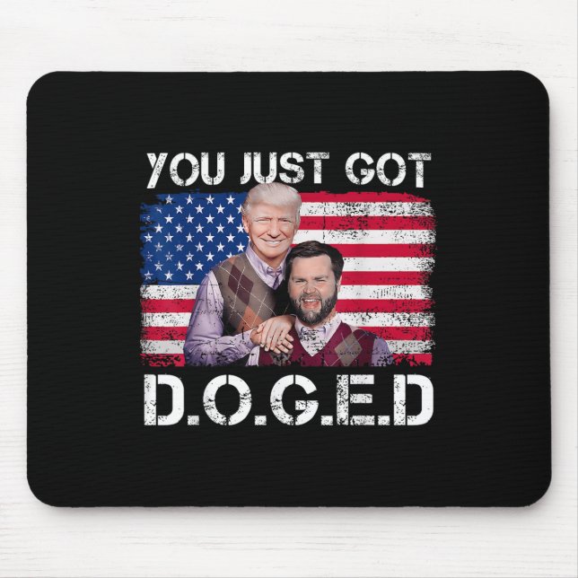 Mousepad Você Acabou De Ficar Cachorro Departamento De Gove (Frente)