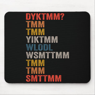 Mousepad Você Conhece O Homem Do Muffin Dyktmm Citação Dive