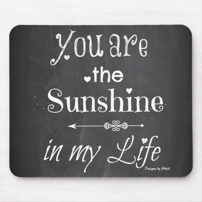 Mousepad Você É A Tipografia Do Quadro Solar (Frente)